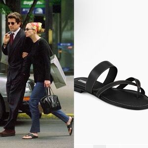 Manolo Blahnik Susa Flat Sandal 39.5